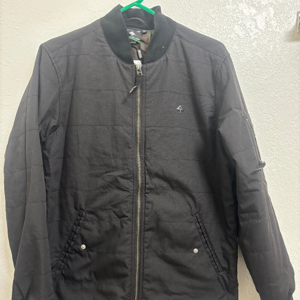 LRG Lifted Research Group night call bomber jacket Small black NEW